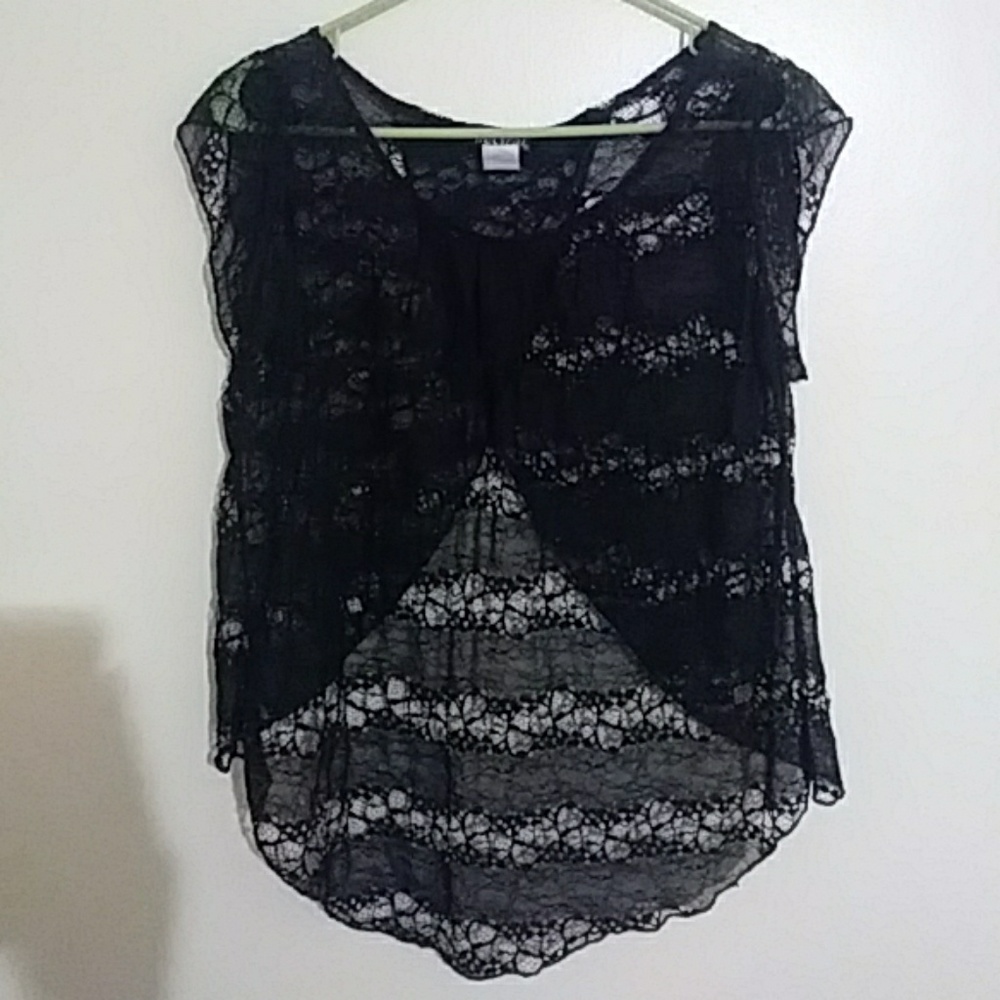 Wet Seal open back lace top
